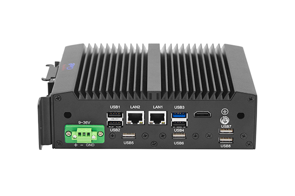 intel j1900 fanless box pc support din rail mount 1